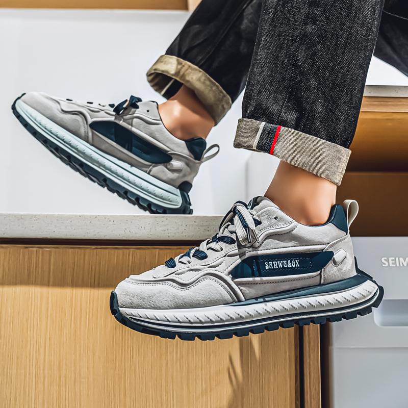 2026 New Thick Soled Comfortable Sports Running Fashion Trend Versatile Casual Four Seasons Popular Men's Shoes