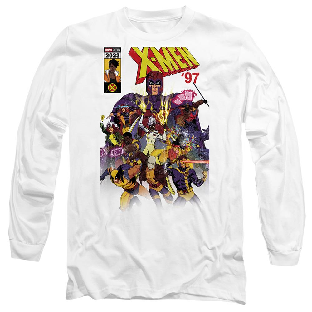 Marvel Unisex Adult X-Men Comic Cover Team T-Shirt