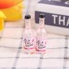 10Pcs 1/12 Dollhouse Miniature Resin Beer Bottle Simulation Wine Bottle Model