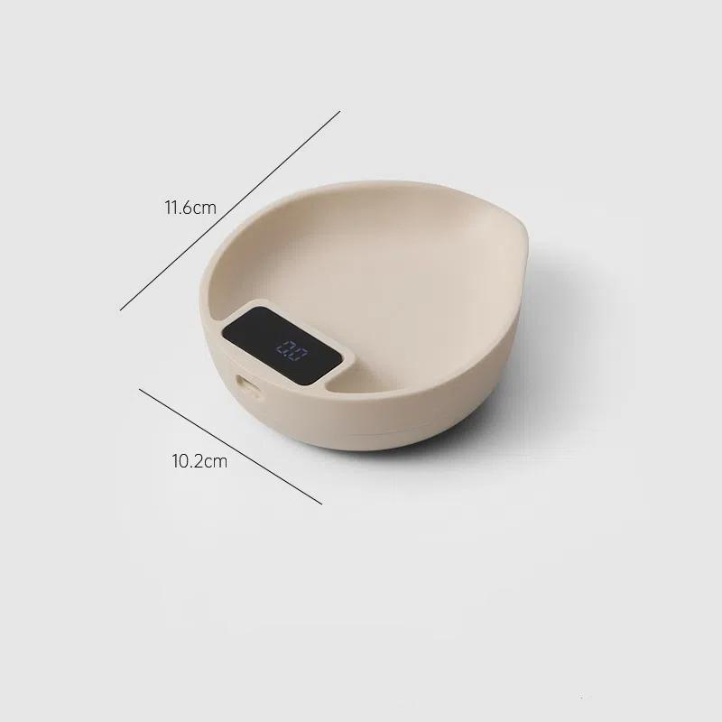

ABS 999g/0.1g espresso coffee Scale tray Electronic Measuring Tool recharging type-C Bowl Digital Precise scooper coffeeware
