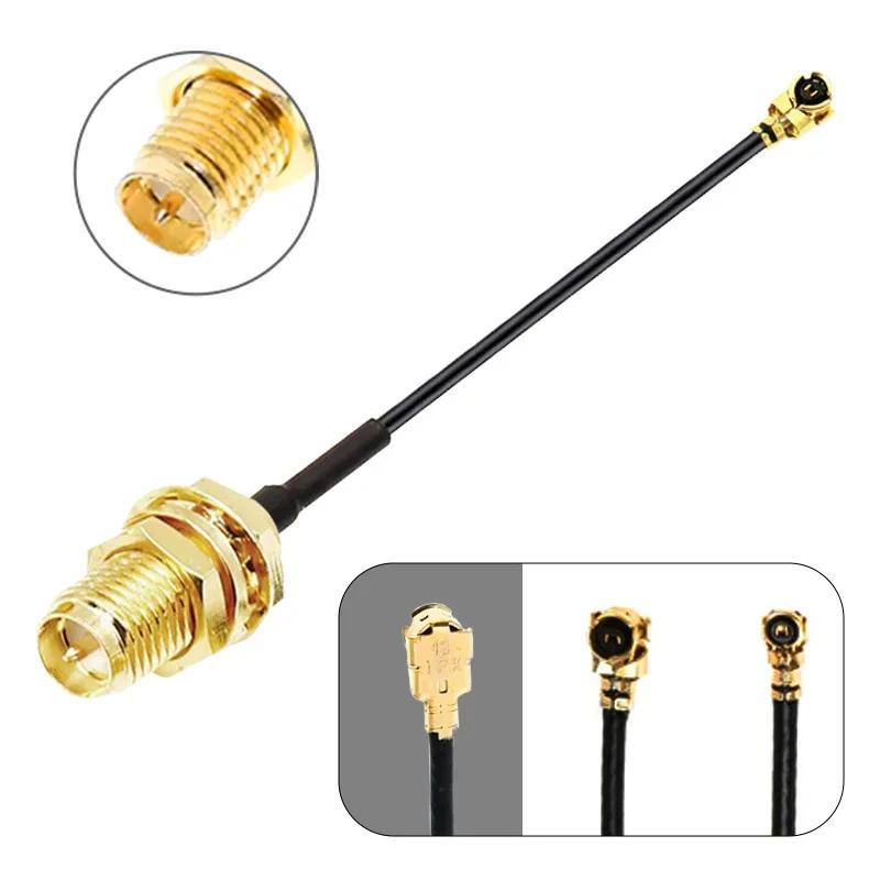2/4/8 szt. Kabel Pigtail RP SMA Kabel 1.13 Złącze żeńskie SMA do kabla UFL/U.FL do przedłużenia anteny WiFi