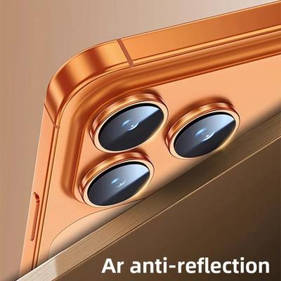Metal Camera Protector Glass for IPhone 17 Pro Series Anti-Scratch Alloy Black Lens Ring Cover for IPhone 17 Pro Max /17 Pro