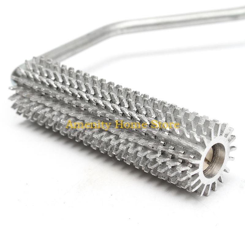 F26C 75x21mm Laminating Bubble Roller Aluminum Alloy Fiberglass Paddle Roller Bubble Roller Tool Comfortable Handling Tool
