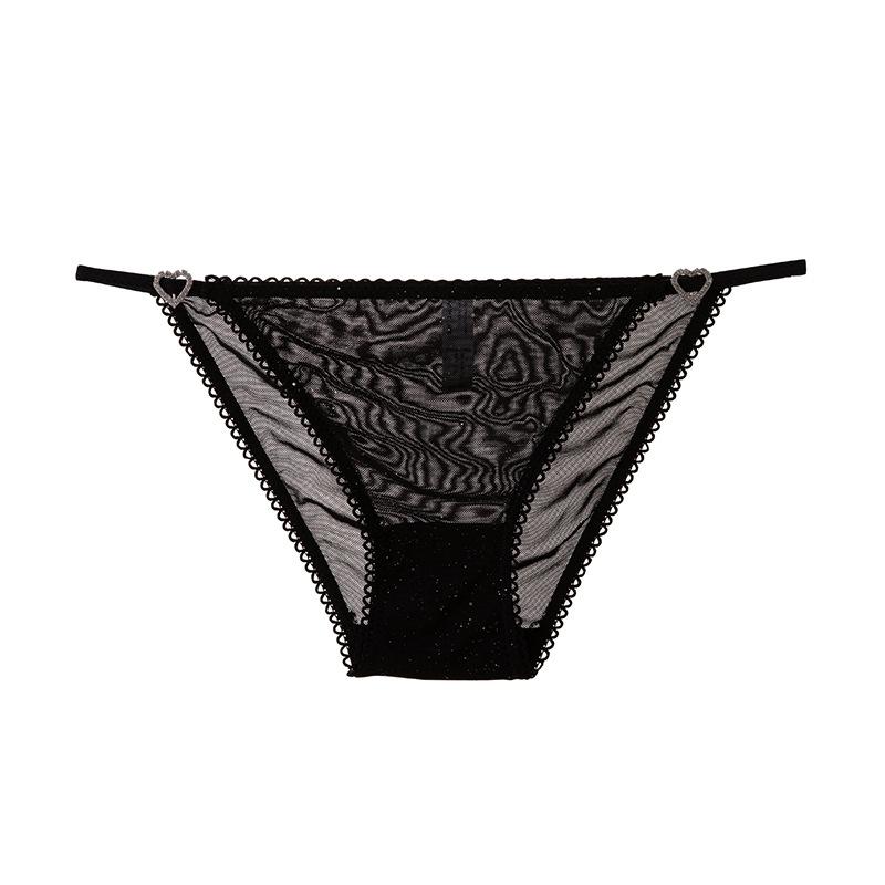 Sexy Lace Panties Transparent Mesh Triangle Women's Panties