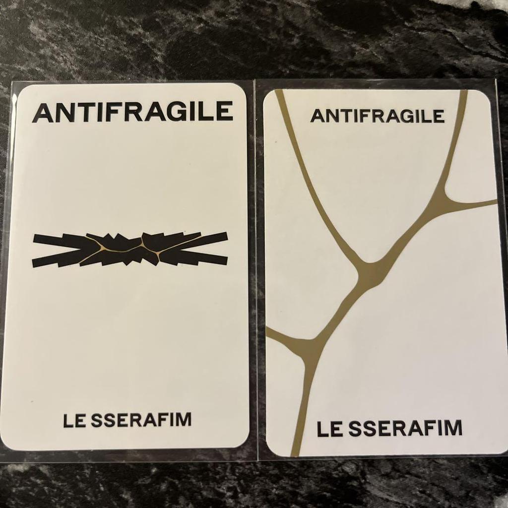 [USED] lesserafim yes24 Sakura ANTIFRAGILE Sakura Miyawaki trading card