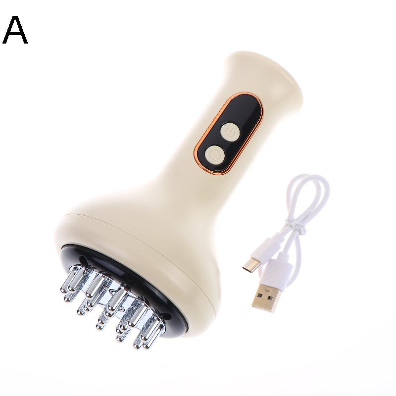 Rechargeable Scraping Massager Vibration Hot Compress Meridian Brush Body Shaping Lymphatic Detoxification Dredging