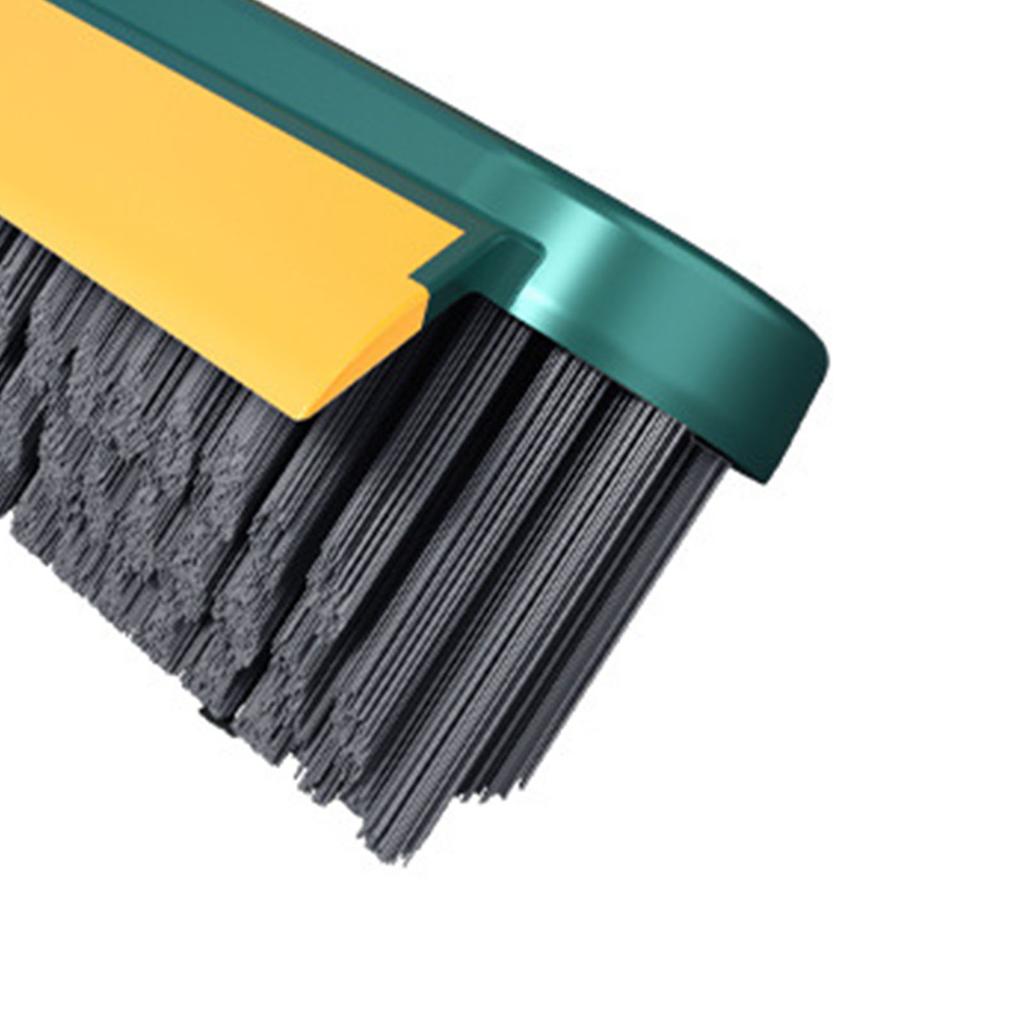 Floor Brush Long Handle V Shape Floor Wall Tile Crevice Cleaning Scrub Brush for Bathroom Kitchen