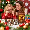 3D Christmas Advent Calendar 24pcs Highland Cow Christmas Countdown Christmas Tree Highland Cow Pendants Ornament Christmas Gift
