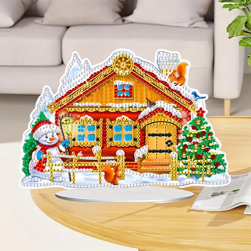 Diamond Painting Furniture Decoration for Christmas Is Coming Acrylic Pendant DIY Mosaic Art Handmade Gift