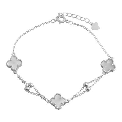 Silver Bracelet with Natural Mother-of-pearl (2079453)