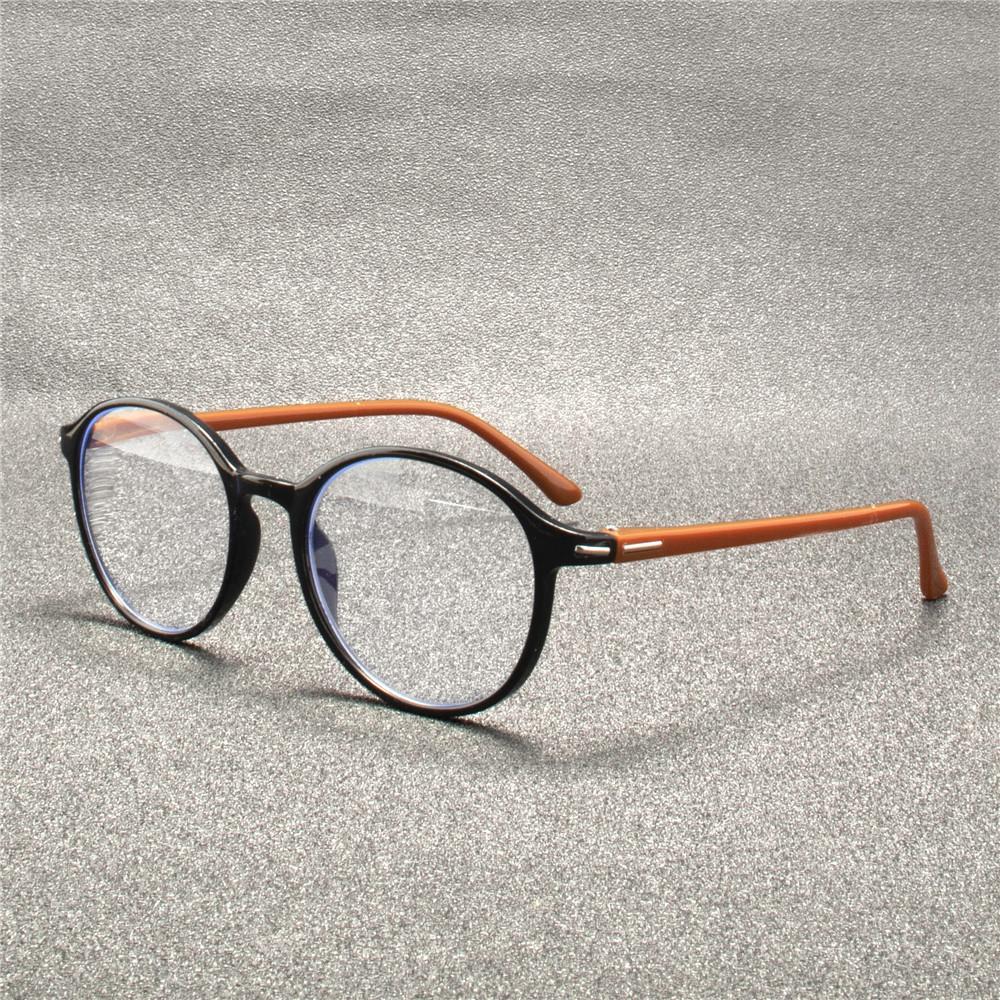 6PCS Ultra-Lightweight Blue Light Blocking Glasses - Stylish Round Frame Reading Glasses for Men & Women with PC Lenses