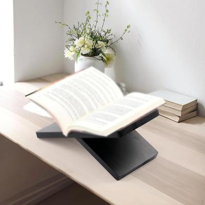 Book Stand Shelf Cookbook Holder Sturdy Reading Rest for Kids Tabletop Rack Desktop