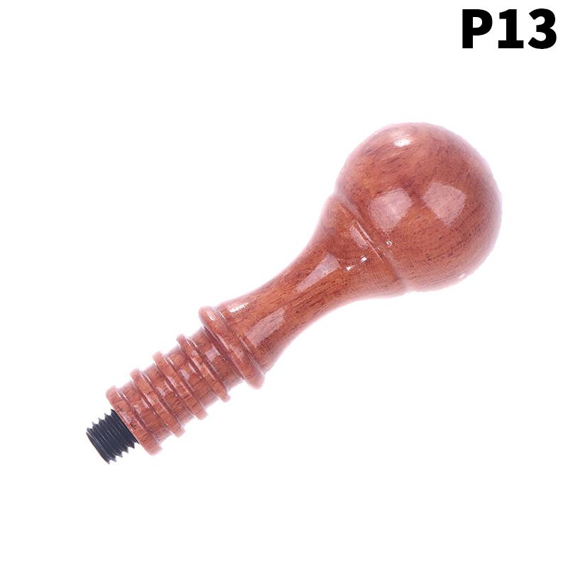 1Pc Portable Mini Diy Seal Tool Retro Pearwood Handle Wax Sealing Stamps Handle Wood Handle Wax Seal Stamp Accessories
