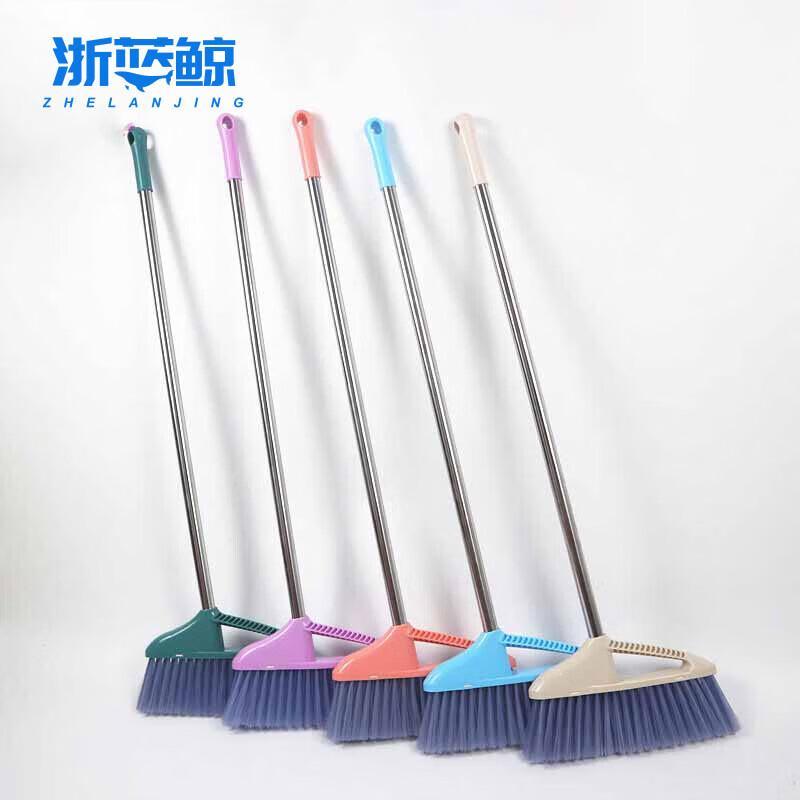 Zhe Lan Jing Soft-Bristle Broom and Dustpan Set