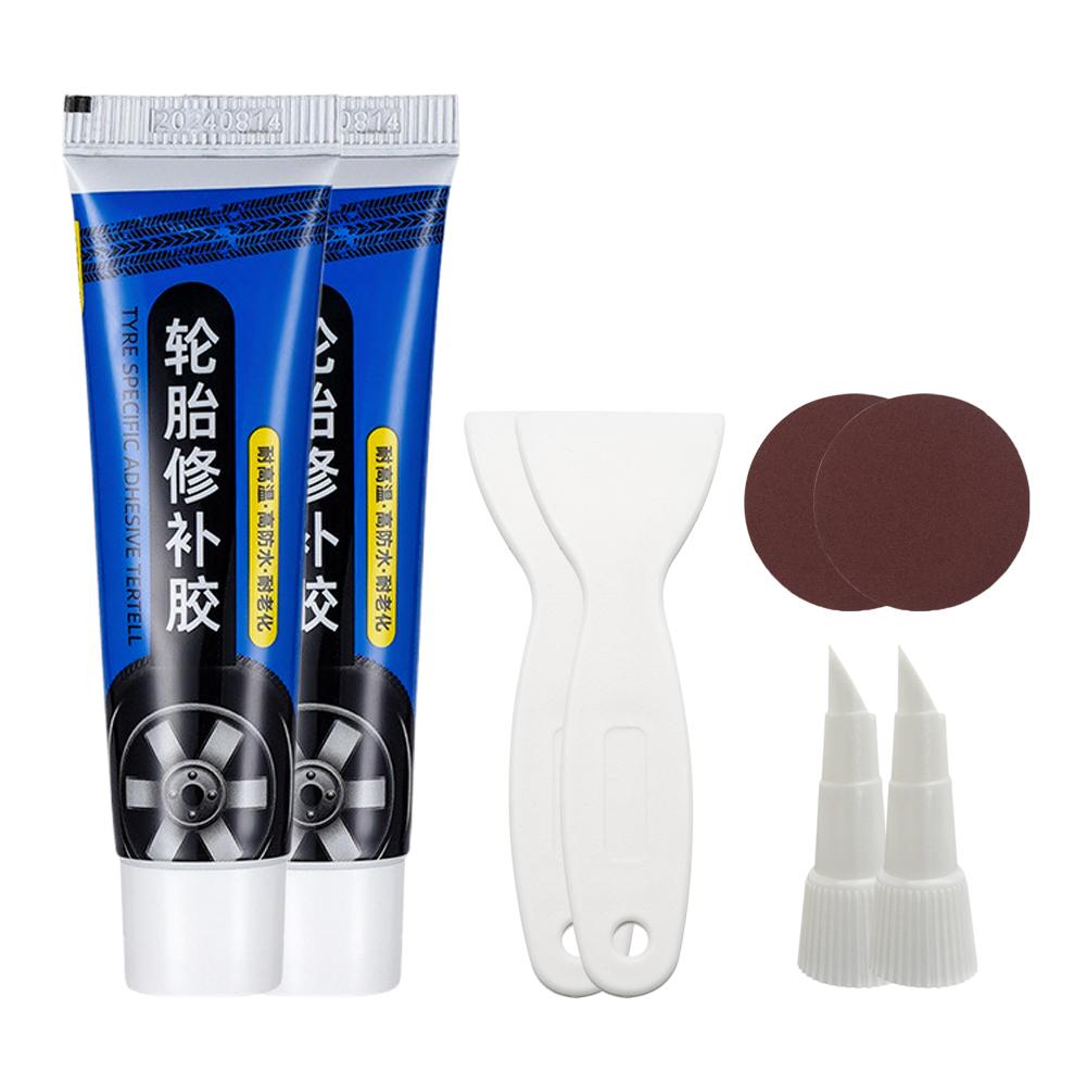 Car Tire Repair Adhesive Waterproof Heat Resistant Liquid Vehicle Accessories Glue Tyre Instant T2F6
