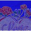Streetwear Girl Chic Summer T-shirt Fashion Sexy Slim Women Flower Heart Tops Shiny Rose Hot Diamonds Design Tees