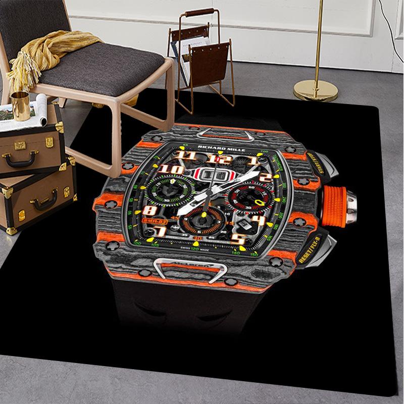 Swiss watch R-Richard Miller printed carpet high-end watch dial floor mat living room sofa room decorative art rugs