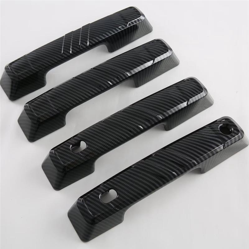 Car Exterior Door Handle Cover Trim For Ford Bronco  2024 Accessories Carbon Fiber LHD