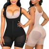 Women Zipper One Piece Shapewear Tummy Control Butt Lift Slimming Body Shaper