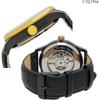 CREPHA Herren Analoge Automatikuhr mit Lederarmband, Bentley Gold, BT-AM320-GD