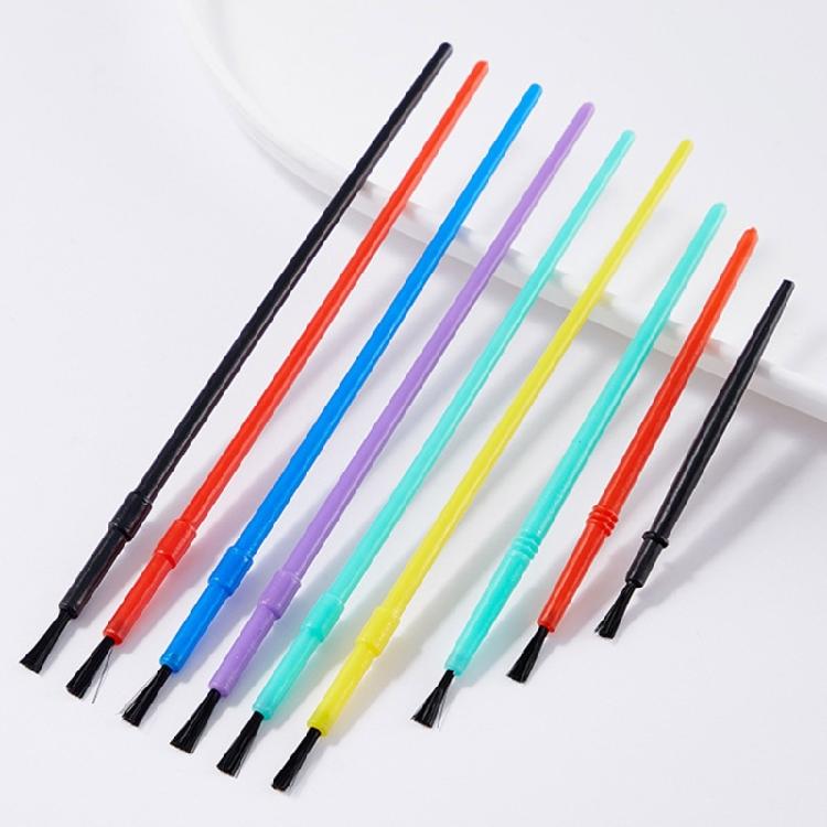 50 Pcs Nylon Hair Paint Brushes Art Supplies Small Watercolor Painting Brushes Set for Adult Students