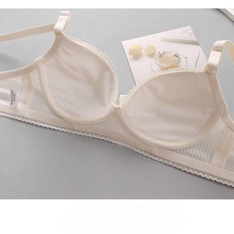 Wireless Bras Solid Backless Push Up Bras For Women's Bras Sexy Fashion Lady Bras Beauty Lingerie Girls Simple Bras 32/75AB Bra