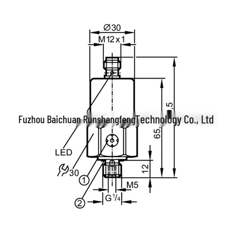 PP7556 Ifm Pressure Switch – Brand New, Robust Ceramic Measuring Unit