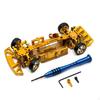 1/28 Scale RC Car Chassis Hobby Grade Metal Upgrade Frame Adjustable Wheelbase for DIY