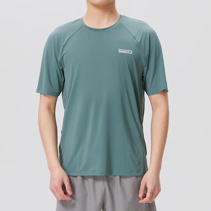 Skechers Men s Crew Neck Short Sleeve Athletic T-Shirt M