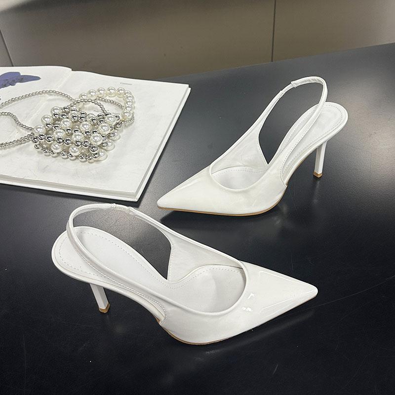 Fashion Fashion Pointed Toe Women Super High Heels Sandals Shoes Female Slip On Footwear Ladies Heeled Sandals Shoes Pumps Big Size 43