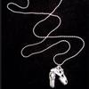 Persönlichkeit Punk Silber Farbe Stereo T. Rex Dinosaurierschädel Anhänger Halskette für Männer Frauen Hip-hop Rock Schmuck Zubehör Geschenke