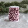 New 10M/Roll Pearl Chain DIY Christmas Decorations Chain Bead String Christmas Tree Pendant Party New Year