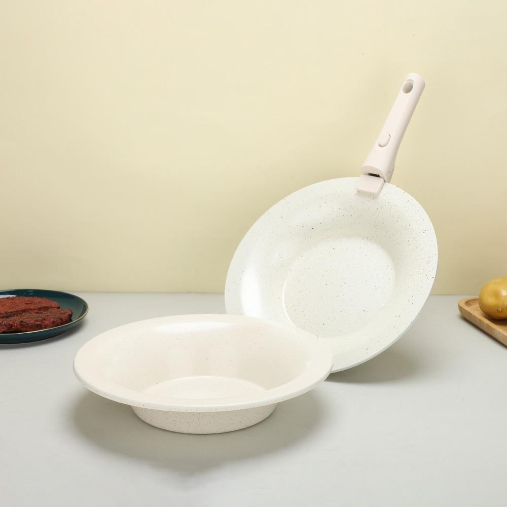 Aluminum Zinc Zinc Alloy Nonstick Pan Ceramic Coating Grill Pan Universal Skillet Breakfast