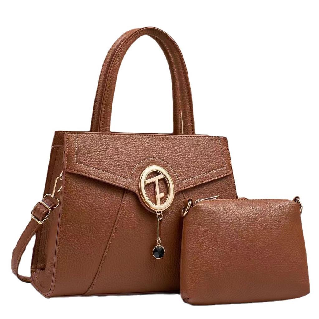 Fashionable Mother and Child Bags Large Capacit Simple Women's Handbags Single-shoulder Bags High Appearance Horizontal Crossbody Bags Trendy