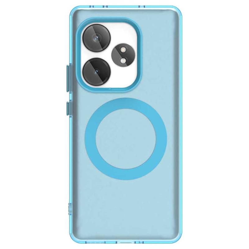 

For Realme GT6 Global Case Magsafe Wireless Charging Cover Realme GT6 Global Case Shockproof Matte TPU Bumper Realme GT6 Global For RealmeGT6 Global
