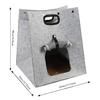 Multi-functional Pet Bed Felt Puppy Cat Washable Collapsible Cat Bed House Outdoor Pet Bag Breathable Mesh Four Seasons
