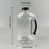 Reusable Water Bottle Jug 1.5L Easy Grip Carry Empty Versatile with Screw Cap Bucket for