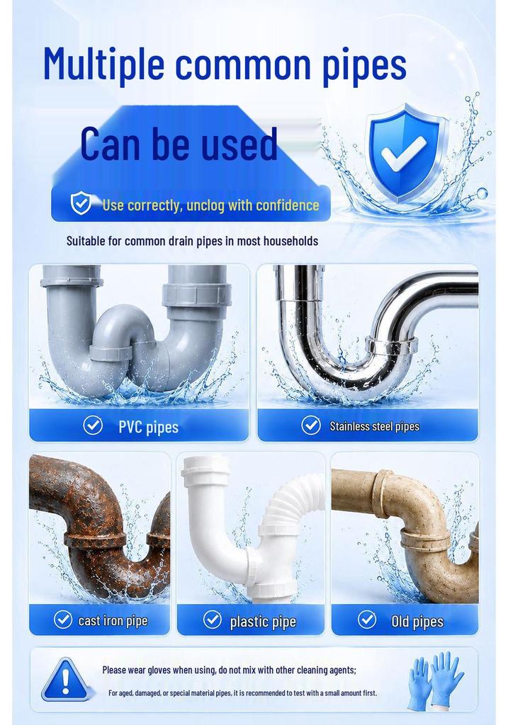 Ping An Datong Pipe Cleaner & Deodorizer for Kitchen, Toilet & Floor Drains