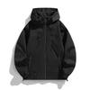 Spring American Contrasting Hooded Jacket for Men and Women Couples Trendy Versatile Jacket Windproof Waterproof Jacket for Men
