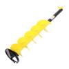 Auger Bit Impact Resistant 6 Inch Rotation Diameter Ice Auger Drill Bit for 1/2in Drill Collet