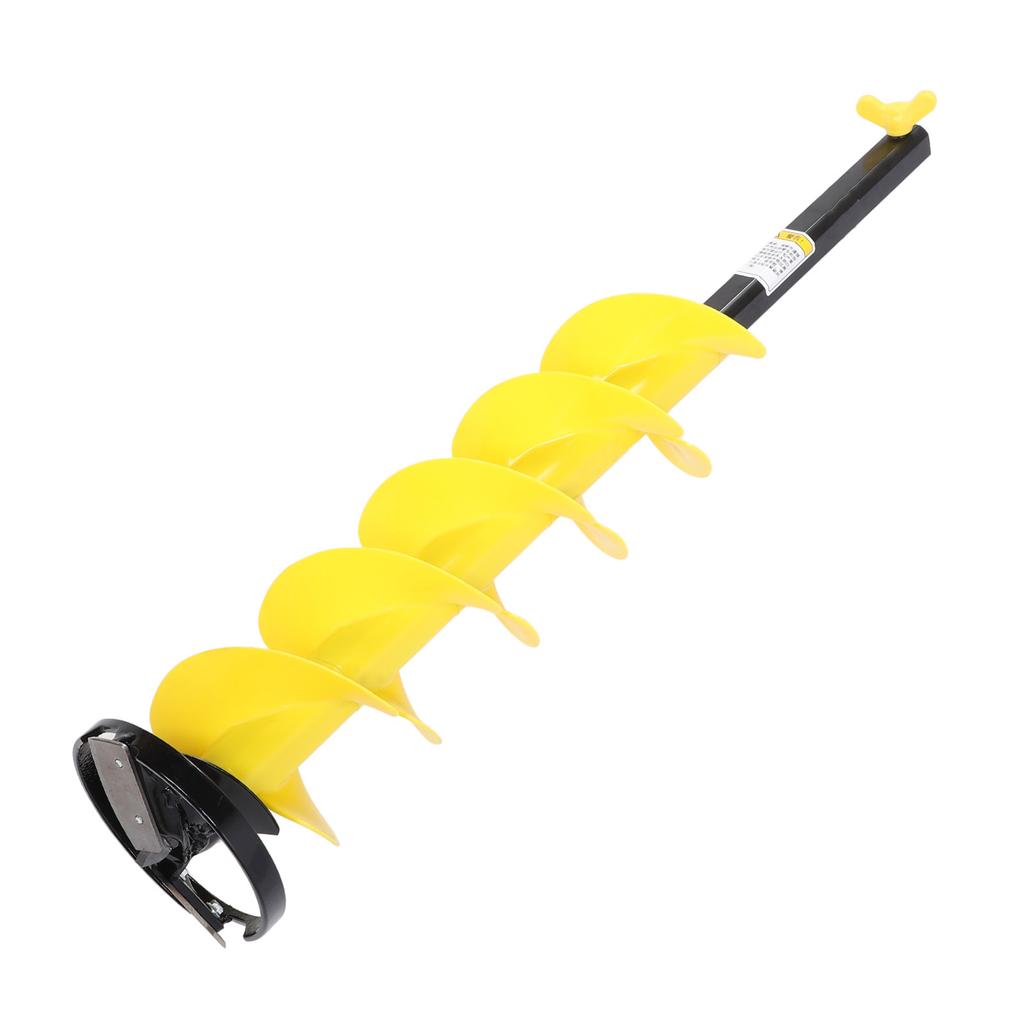 Auger Bit Impact Resistant 6 Inch Rotation Diameter Ice Auger Drill Bit for 1/2in Drill Collet