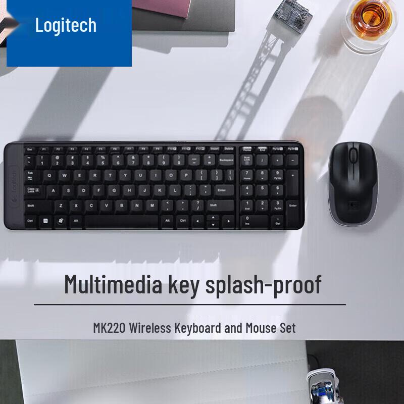 

Logitech MK220 Wireless Keyboard and Mouse Combo
