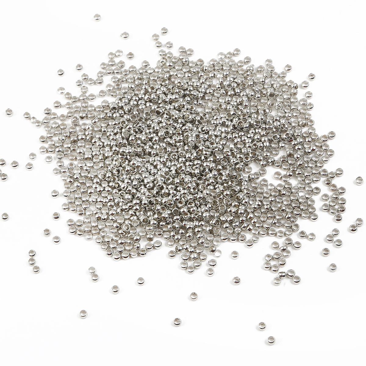 

100-500 шт., свободные бусины с микро пробкой, нескользящие медные бусины-прокладки, фурнитура для ювелирных изделий своими руками 2.5mm 500pcs