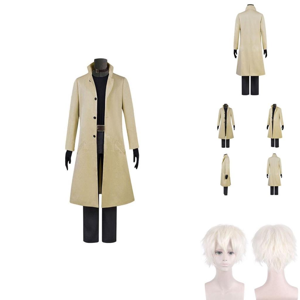 Premium Brand New Animal Cosplay Costume Ogami Shirou Full Suit With Wig For Men
