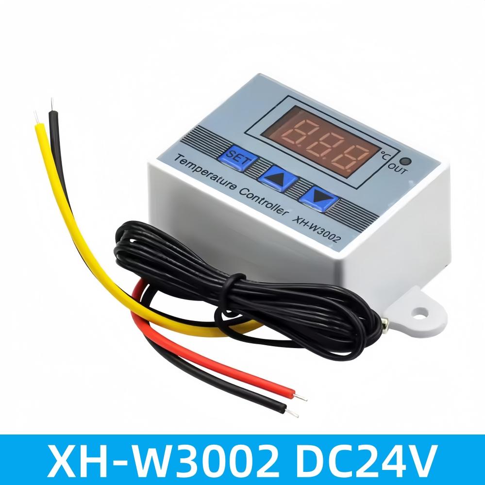 

XH-W3002 110-220V / 24V / 12V Digital LED Temperature Controller 10A Thermostat Control Switch Probe with waterproof sensor