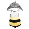 Bumble Bee Costume Wearable Funny Bee Outfit Accessories Set for Cosplay Dress Up Apparel