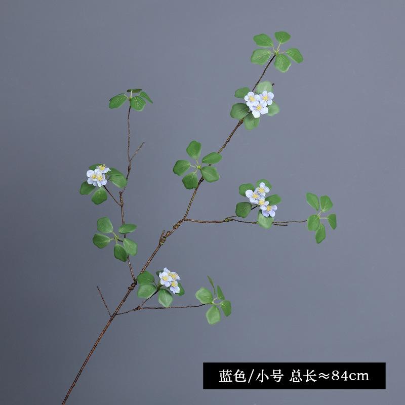 

2/5Pcs 84Cm Single Branch Guanyin Lotus Simulation Flower Chinese Zen Simulation Lotus Leaf Wild Rose False Green Plant Decoration 84cm 2pcs