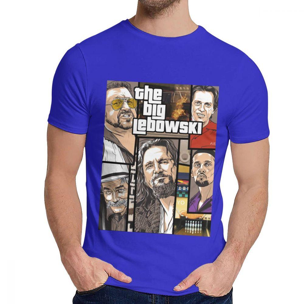 Unisex Tee Shirt The Big Lebowski Great Summer Classic Round Neck Hip Hop Short Sleeve