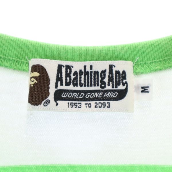 A Bathing Ape Made In Japan Border Short Sleeve T-shirt M Vape Pocket Men's Used