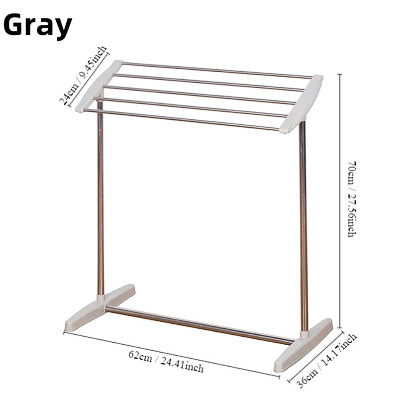 5-Hole Drying Rack Easy To Assemble Waterproof For Condos Strong Drying Rack Clothes Drying Rack Stainless Steel Drying Rack
